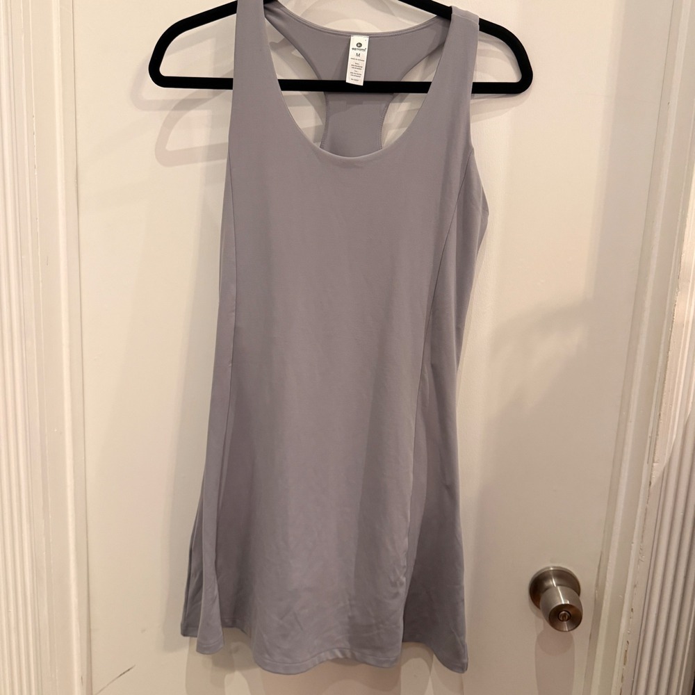 90‎ Degree by Reflex Activewear Exercise Dress M Lavender Grey Athleisure
